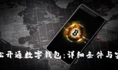 如何轻松开通数字钱包：详细条件与实用攻略